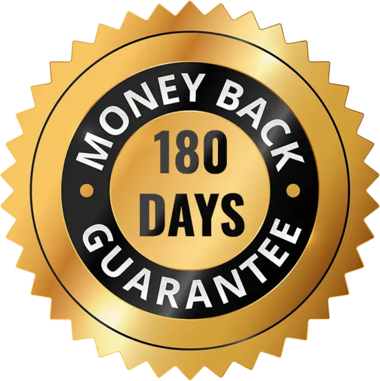SugarReset 60-day money-back guarantee badge