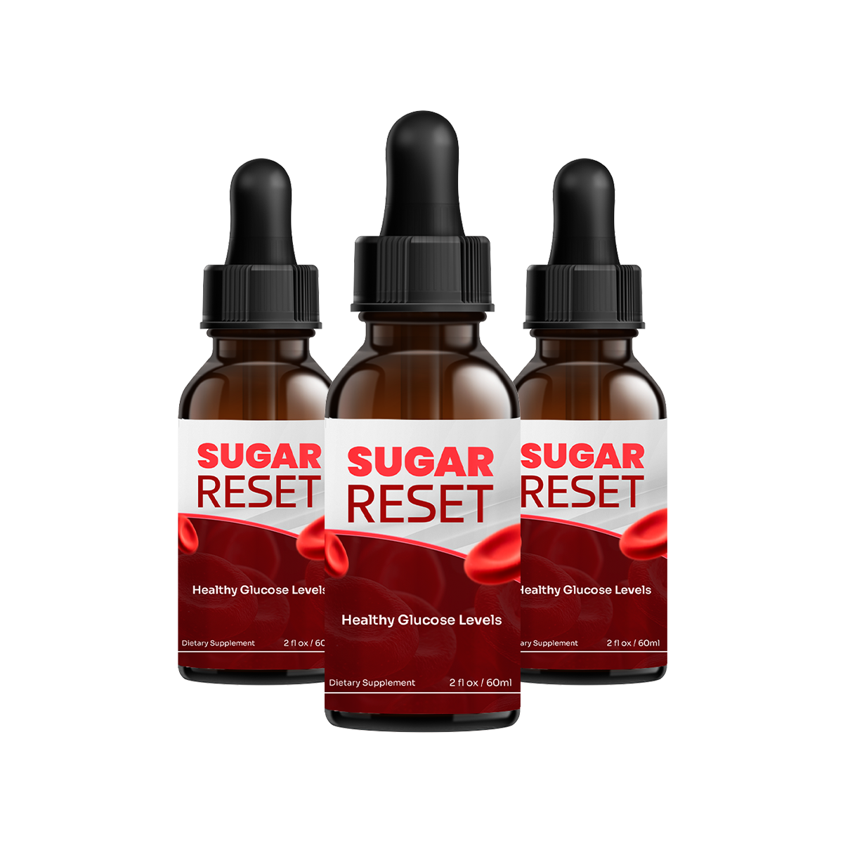SugarReset® blood sugar drops — 3 bottle pack